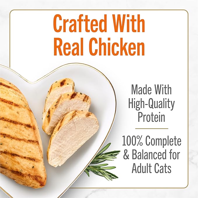 Fancy Feast Purina Savory Centers with Chicken Wet Cat Food Pate with Gourmet Gravy Center - 3 oz. Cans,(Pack of 48)