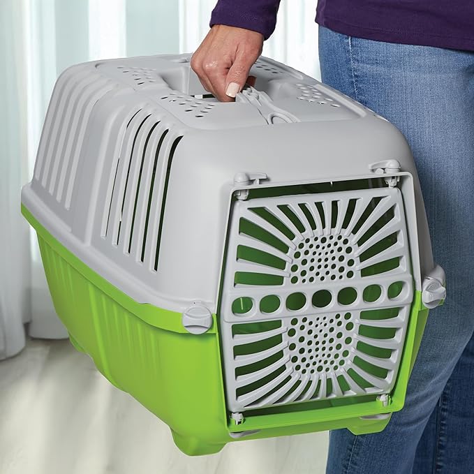 MidWest Spree Travel Pet Carrier | Hard-Sided Pet Kennel Ideal for "XS" Dog Breeds, Small Cats & Small Animals | Dog Carrier Measures 22.3L x 14.2 W x 15H - Inches| Great for Short Trips to the Vet
