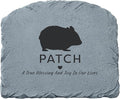 Let's Make Memories Personalized Memorial Garden Stone- Pet Silhouette - in Loving Memory - Hamster