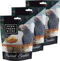 Oven Fresh Bites Natural Baked Treats, All-Natural Bird Treat Parrot Cookies, 4 Oz, Almond, 3-Pack