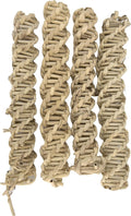 5308 Pk4 Large Vine Twists - Natural Handwoven Vine Ladder Bird Foot Toys, Easy to chew and Break, Lots of Small Vine Pieces, Stick Treats Inside, Great for Sm & Med Size pet Birds Budgie Quaker