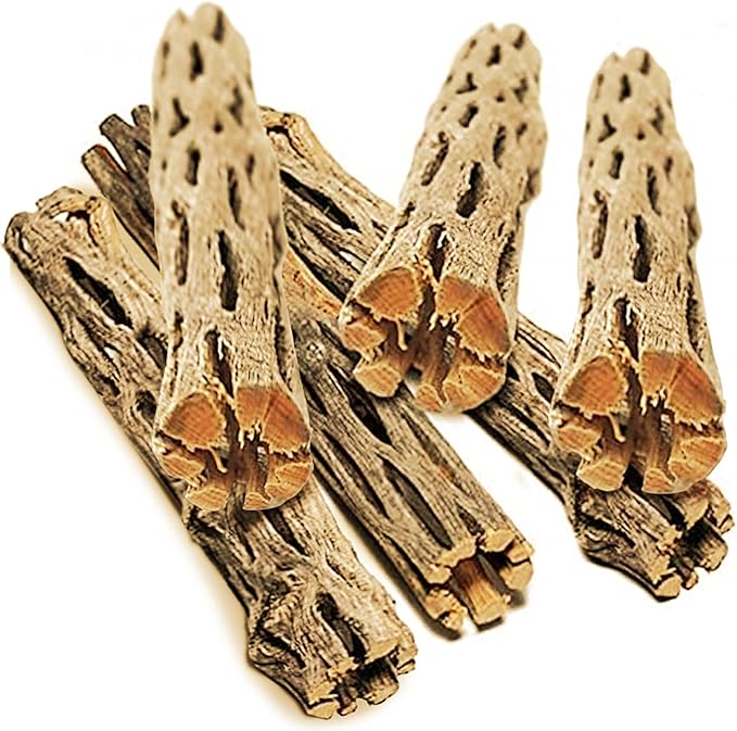SunGrow Hermit Crab Woods, Climbing Logs, Chews, Keep Hermies Busy and Active, Long Dried Aquarium Décor Adds Raw Beauty