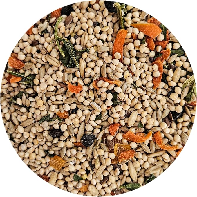 Parakeet Bird Food, 4 lbs Bag - Seed Mix for Parakeets Budgerigars Budgies