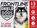 FRONTLINE Shield Flea & Tick Treatment for X-Large Dogs 81-120 lbs. Count of 3