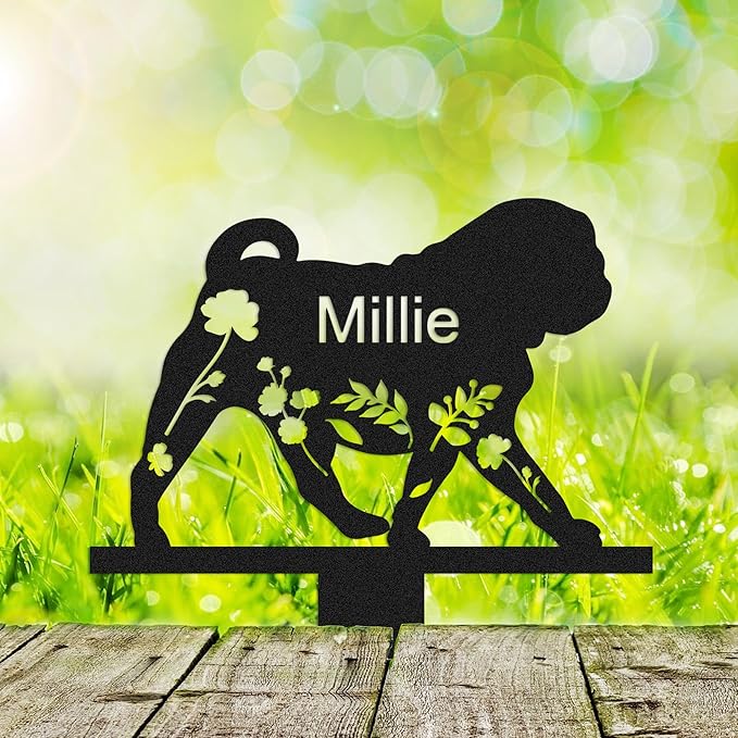 Personalized Dog Memorial Stake, Dog Grave Marker, in Memorial of Dog, Dog Loss Gift, Dog Name Sign Pet Sympathy Gift