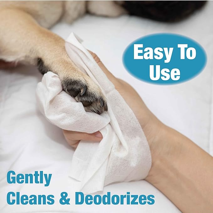 110 Pack Pet Grooming Wipes - Large & Extra-Large Sizes - Lavender, Aloe, & Unscented Variations - Hypoallergenic & Extra Durable - Perfect for Dogs & Cats, 6"x8"