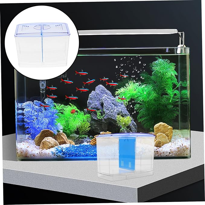 SUPVOX Floating Fish Isolation Box Aquarium Breeder Box for Fish Tank Breeding Isolator Temperature Regulation and Oxygen