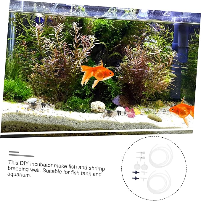 2 Sets Brine Shrimp Hatchery Kit with Transparent Soda Bottle Accessories DIY Artemia Egg Hatching Tool Aquarium Hatchery Equipment Easy to Install and Clean