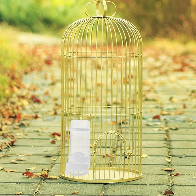 SUPVOX 2pcs Automatic Parakeet Bird Food Dispenser and Water Feeder for Cage Hanging Bird Feeding Watering Supplies for Small