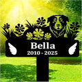 Pet Grave Markers Dog,Metal Pet Headstone for Lost Dog Sympathy Gift,Waterproof Dog Grave Markers for Garden or Indoor,Dog Tombstone Garden Memorial Graves (Dog)