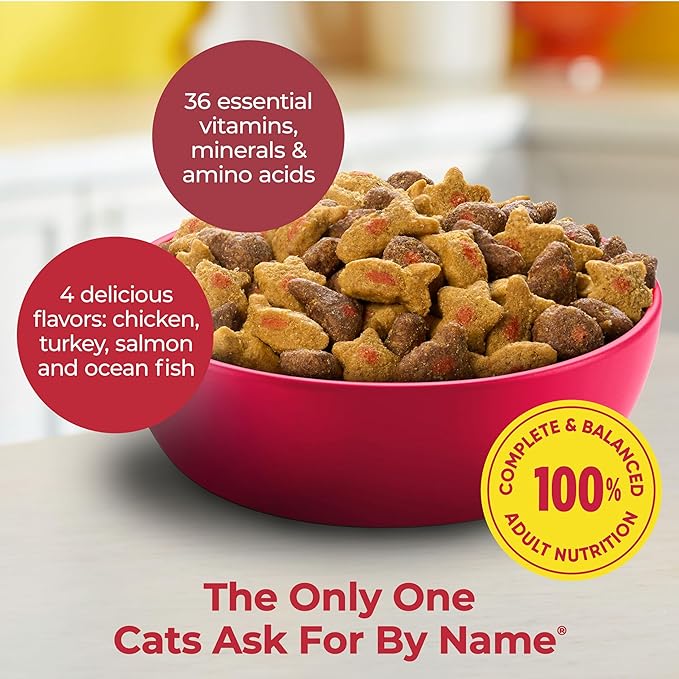 Meow Mix Hairball Control Dry Cat Food, 6.3 Pound Bag
