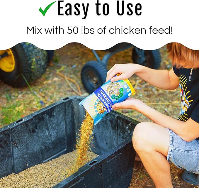 Coop-Care Bundle – Herb Treat Mix 8 oz & CoopShield Natural + DE Powder | Aromatic Forage Herbs for Chickens for Nesting Boxes & Runs