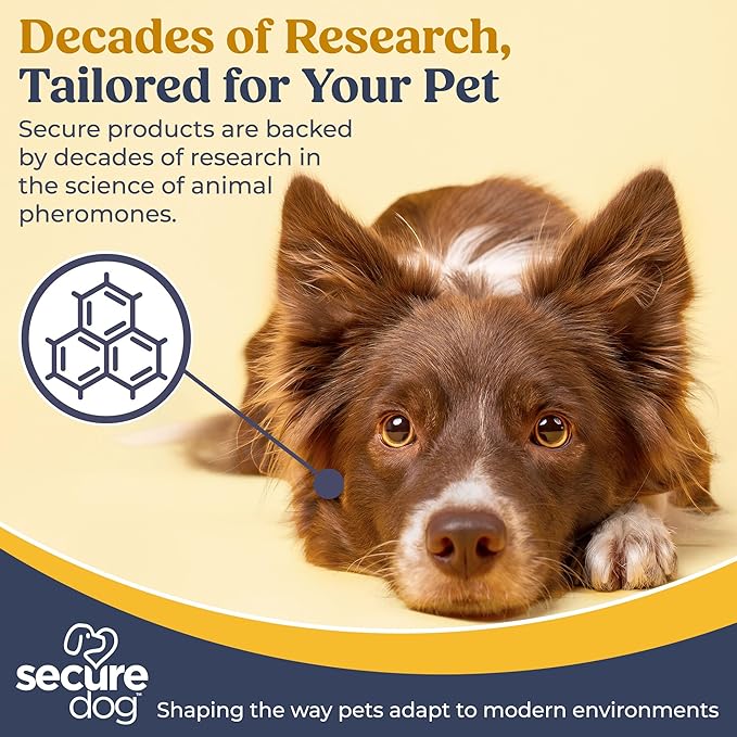SIGNS SecureDog Calming Diffuser for Supporting Calm and Well-Being to Help Relieve Any Feeling of Anxiety or Stress, Dog Pheromone Passive Stick Diffuser Home Starter Kit