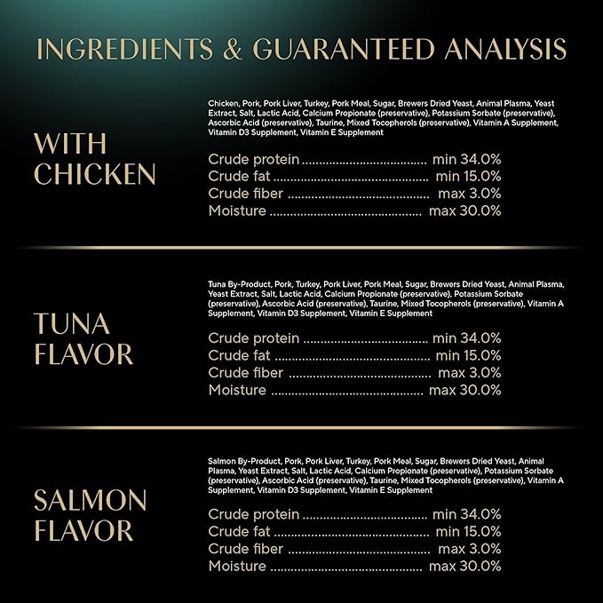 Sheba Meaty Tender Sticks Soft Cat Treats Chicken, Tuna, and Salmon Flavor, 0.14 oz., 40 Sticks