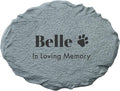Let's Make Memories Personalized Dog or Cat Memorial Garden Stone - Forever Remembered - Serif Font