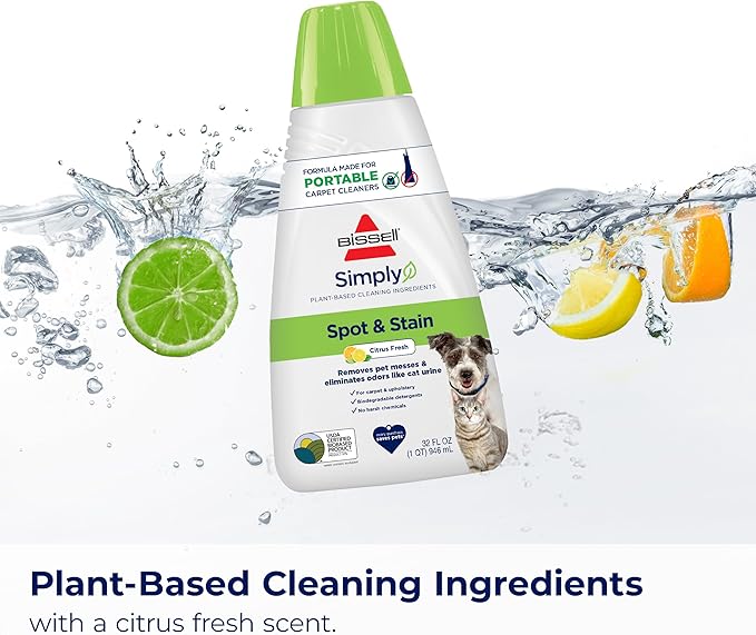 Bissell Simply Spot & Stain Portable Carpet Cleaner Formula, 32 oz, 3368
