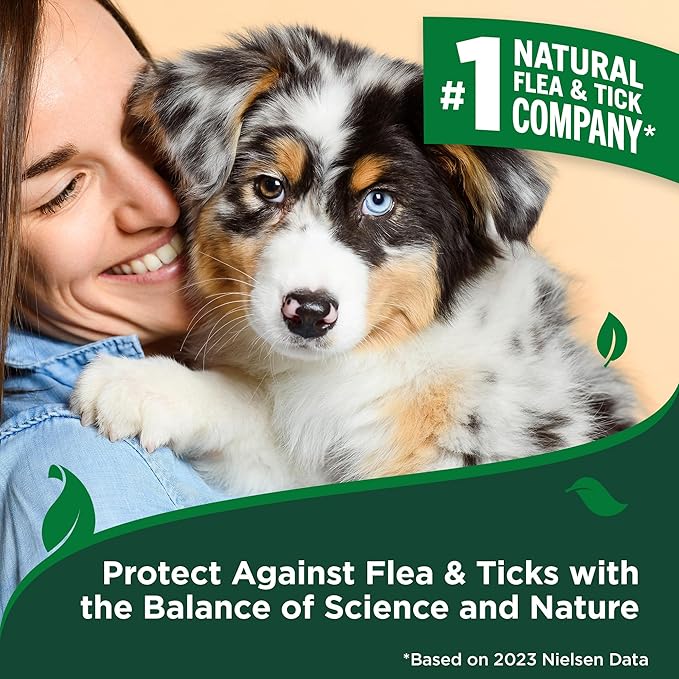 Vet’s Best Flea and Tick Home Spray – Plant-Based Flea and Tick Treatment for Dogs and Indoor Use – Natural Spray with Essential Oils for Flea Control in Home – 32 oz Bottles, 2 Pack