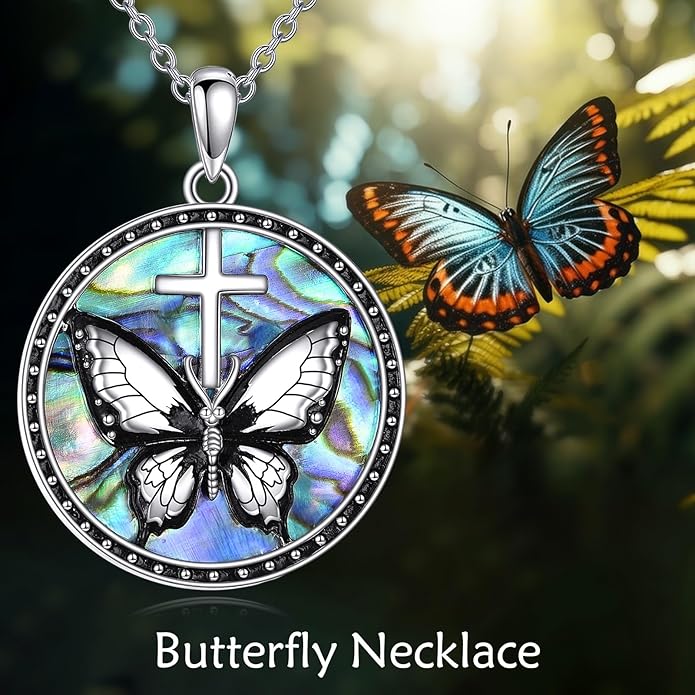 KZX Cat/Dog/Phoenix/Eagle/Whale/Shark/Puffin/Starfish/Chicken/Butterfly/Owl/Bee/Frog/Seahorse Necklace Sterling Silver Animal Pendant Jewelry Gift for Women