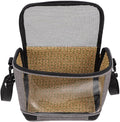 Parrot Carrier Bag with Crossbody Strap, Large Capacity Portable Bird Carrying Pouch for Outdoor Travel, Small Pet Birds Container in Gray