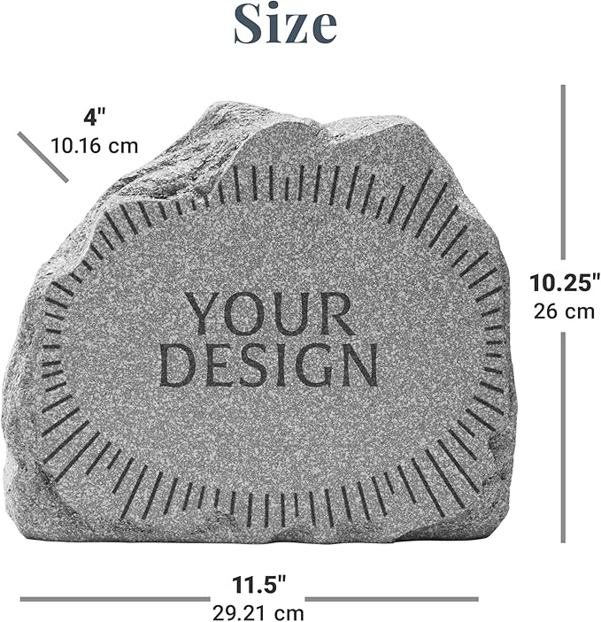 Let's Make Memories Personalized Pet Memorial Garden Stone - Sympathy, Condolences - Standing Dog and Cat Memorial With Scripted Pawprints
