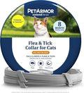 PetArmor Extend Flea & Tick Treatment & Prevention Collar for Cats, 8 Months of Protection, Waterproof, Kills Fleas, Ticks, and Flea Larvae, 2 Count