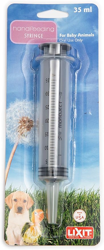 Lixit Hand Feeding Syringe (35 cc)