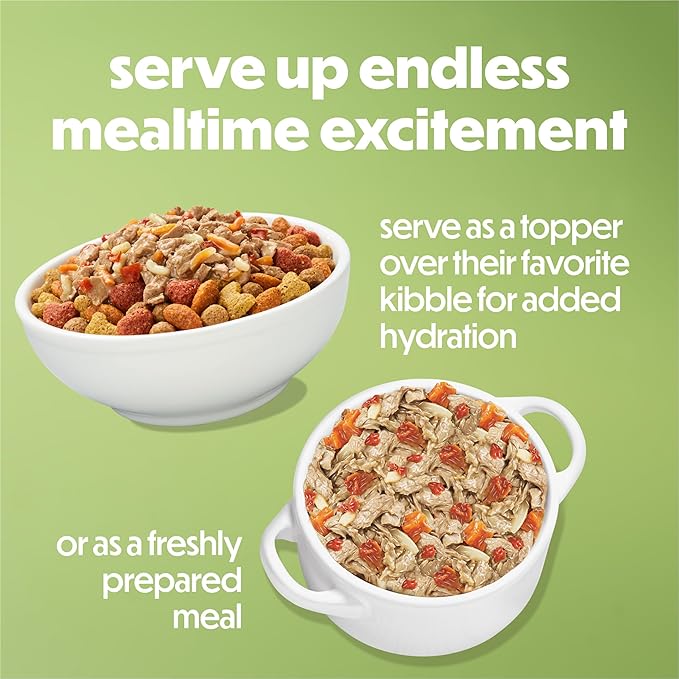 Purina Beneful Freshly Prepared Blends Wet Dog Food With Lamb, Brown Rice, Carrots and Tomatoes - (Pack of 8) 10 oz. Tubs