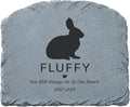 Let's Make Memories Personalized Memorial Garden Stone - Pet Silhouette - in Loving Memory - Rabbit
