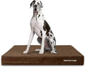 The Dog’s Bed Orthopedic Memory Foam Dog Bed Mattress, Oxford Fabric, Brown Plush, XXL, 6-Inch