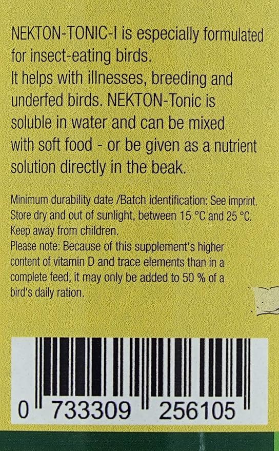 Nekton Tonic-I for Insect-Eating Birds 100gm (3.5oz)