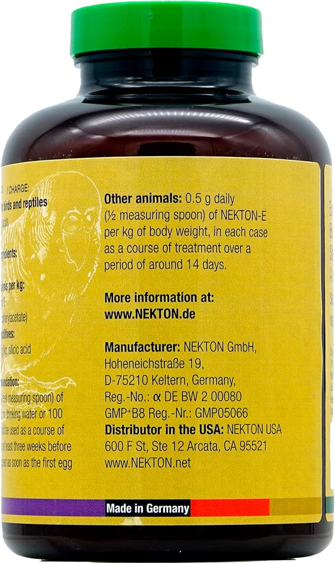 Nekton E Vitamin E Supplement for Birds, 320gm