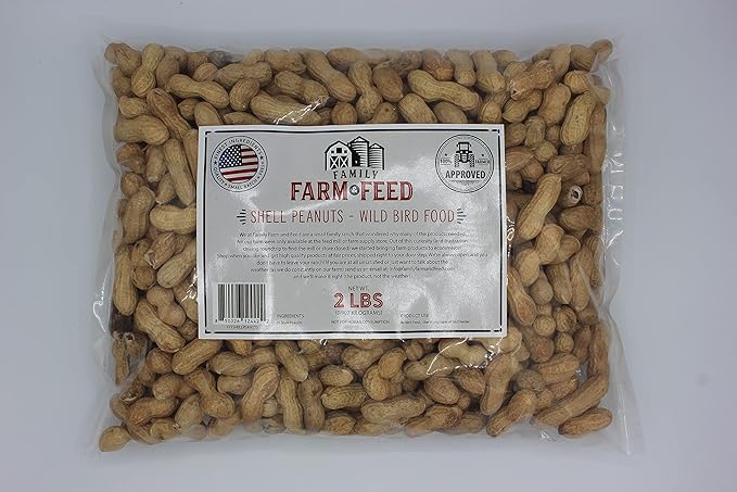 | Four Seasons | in Shell Peanuts | Wild Bird Food | Backyard Songbird | 2 Pounds