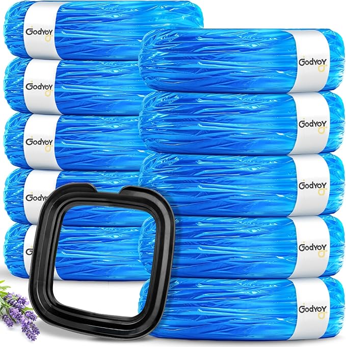 Cat Litter Refill Bags Compatible with Litter Genie XL+/Plus/Standard/Style/Desgin Pail, 10 Pack Extra 45% Length, 30 Months Use Time,Super Odor Control (Cartridge NOT Included)