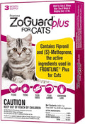 ZoGuard Plus Flea and Tick Prevention for Cats, Over 1.5 lbs (3 Dose)