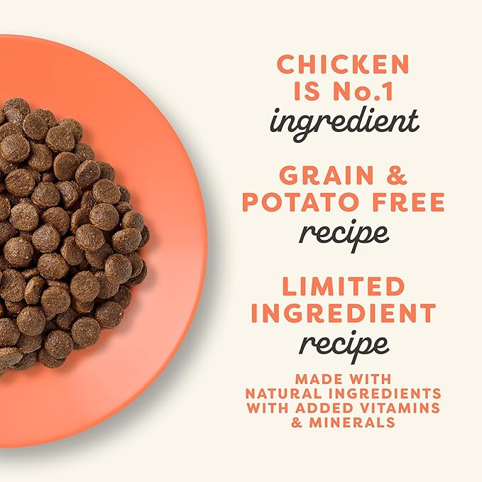 Applaws Complete Dry Cat Food, Grain-Free, Limited Ingredient with Added Vitamins & Minerals, Protein, Supports Digestion, Chicken & Salmon (11 Pound Bag)
