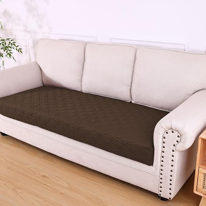 hyha Waterproof Dog Bed Blanket, Soft Pet Blankets, Waterproof Couch Cover for Dogs, Reversible Sofa Covers Washable for Furniture (40x70 Inch, Chocolate/Chocolate)