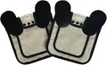 DOWN UNDER OUTDOORS 2 Pack Small Chicken Saddles for Bantams and Young Birds, Includes Shoulder Covers (Insulated Small Light Grey)