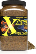 Xtreme Cichlid Peewee 1.5 mm Pellets - Proven Nutrition for Cichlids - Balanced Amino Acids, Boost Immune & Digestive Health, Color & Energy, Max Protein Freshwater Fish Food – USA Farm Grown (38oz)
