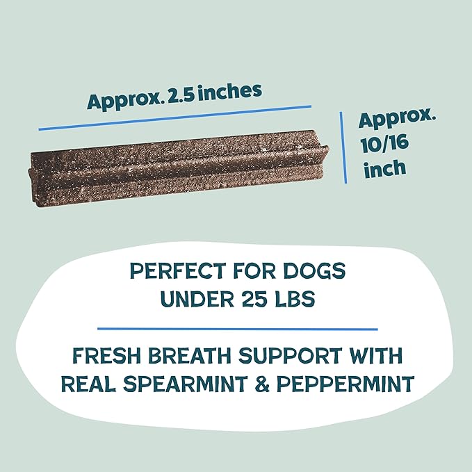 Shameless Pets Toothberry Dental Mini Chews for Dogs – Natural Dog Dental Sticks for Fresh Breath, Teeth Cleaning & Removes Tartar, Grain-Free Dog Treats, No Corn or Soy