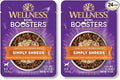 Wellness Bowl Boosters Simply Shreds Wet Dog Food Topper for Small,Medium,& Large Breeds,Grain Free,Natural,Chicken Liver & Broccoli,2.8 Ounce Pouch,(Pack of 24)