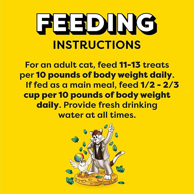 Temptations Cat Treats, Classic Crunchy and Soft Cat Treats, Catnip Fever Flavor, Catnip Treats, 3 oz. Pouch (Pack of 12)