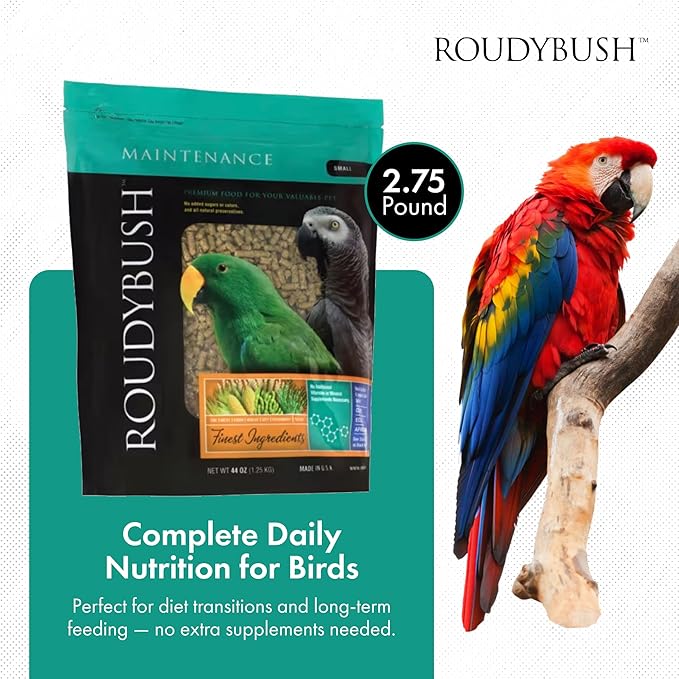 Roudybush Daily Maintenance Bird Food, Small, 44-Ounce