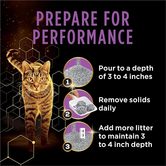 Purina Tidy Cats Performance Plus Tidy Feet Low Tracking Scented Clumping Multi Cat Litter with Clean Linen Scent - 22 lb. Box