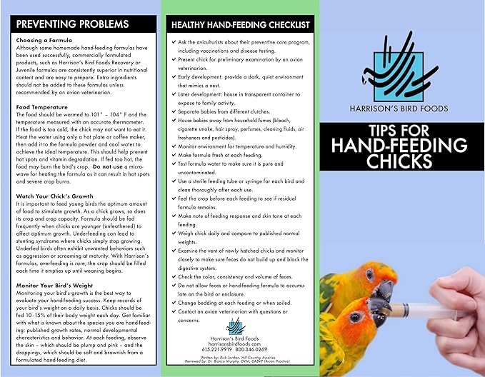 Harrison's Bird Foods Certified Organic Recovery Hand-Feeding Formula 350 gram