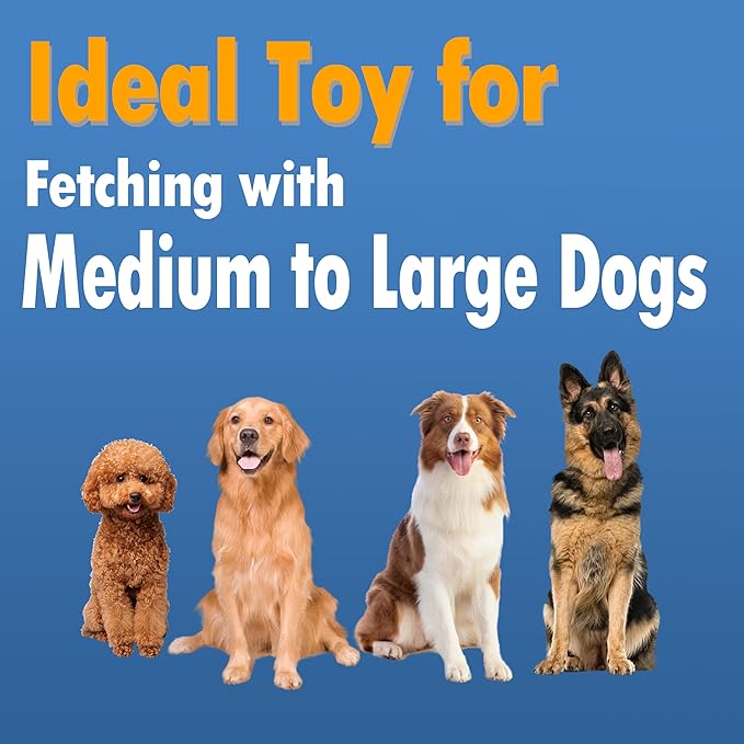Dog Flying Disc, 4 Pack Dog Toy Gift Set for Medium & Large Dogs, Floating Frisbee for Water Pool Beach, Lightweight Soft Frisbee for Fetch, Tug of War, Catch, Play, 8.5 inch