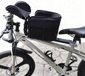 Dog Bicycle Seat Carrier – Sturdy Metal Basket with Soft Cushion, Handlebar/Top-Tube Mount, Dual Safety Tethers, Travel Pet Bike Basket for Small Dogs & Cats