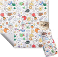 27.6In Self-Adhesive Cat Grooming Wrap, Anti-Escape Cat Restraint for Nail Clipping, Cat Swaddle Wrapping Cloth for Pet Cleaning & Beauty, for Cats up to 15lbs, Cat Gifts