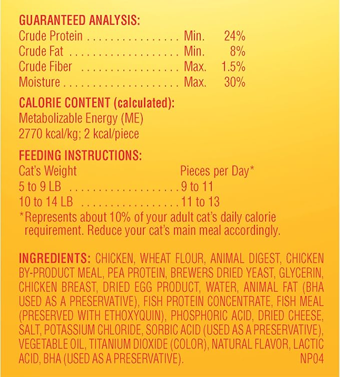 Meow Mix Irresistibles Soft Cat Treats,White Meat Chicken,3 Ounce,(Pack of 10)