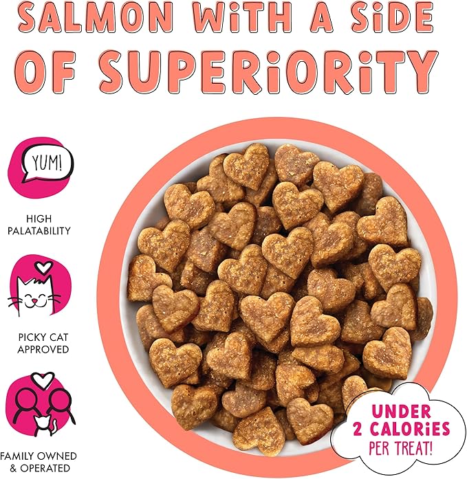 Weruva BFF Toodzies, Salmon Crunchy Cat Treats, 2oz Bag