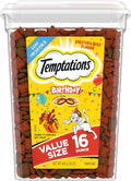 Temptations Birthday Cat Treats, Crunchy and Soft Cat Treats, Lobster & Beef Flavor, 16 oz. Tub